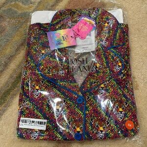 Lisa Frank Posh Peanut Hunter Women’s pajama shirt - TOP ONLY NWT